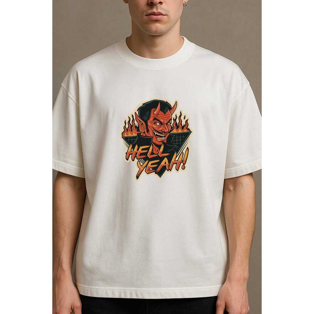Retro Devil Graphic Tee Rock Culture Tattoo Art Shirt